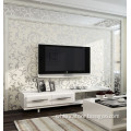 Silvery geometric pattern wide width wallpaper for Japan